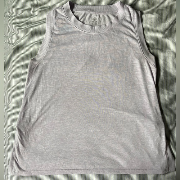 Gaiam Lavender Relaxed Cotton Yoga Tank Top - Picture 12 of 12